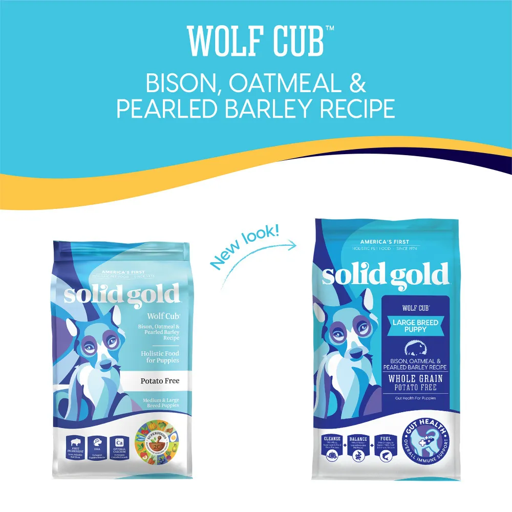 Solid Gold Wolf Cub with Bison Dry Puppy Food