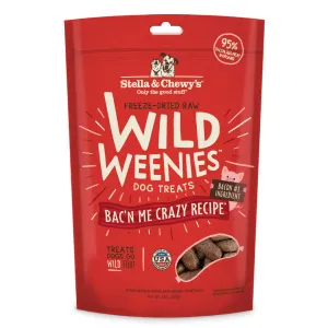 Stella & Chewy's Treats for Dogs Bac'n Me Crazy Wild Weenies, 3.25-oz Bag