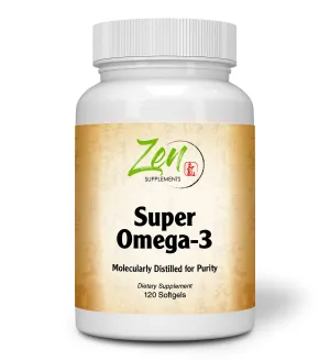 Super Omega-3 - With EPA & DHA - 120 or 240 Softgel