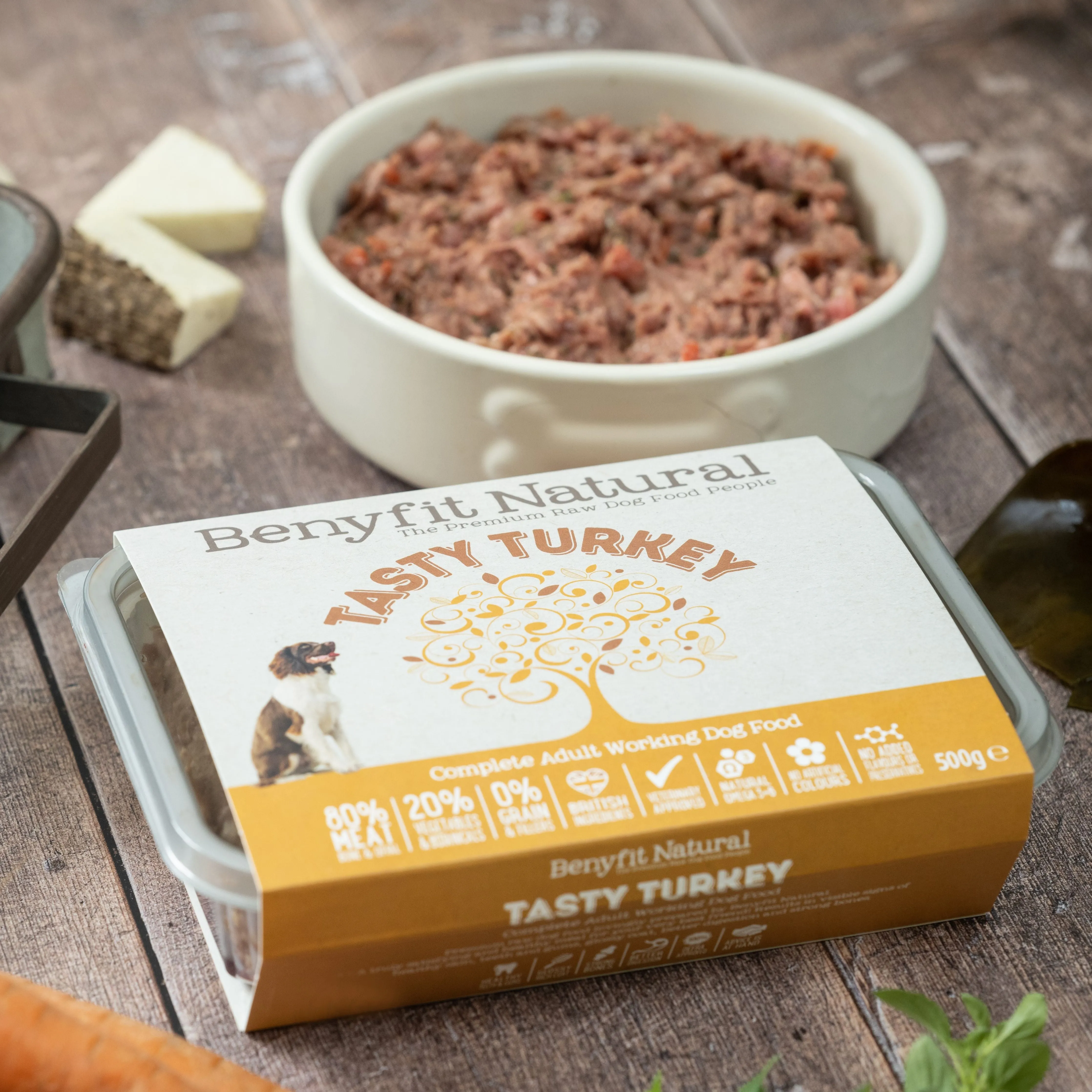 Tasty Turkey Complete Adult Raw Working Dog Food