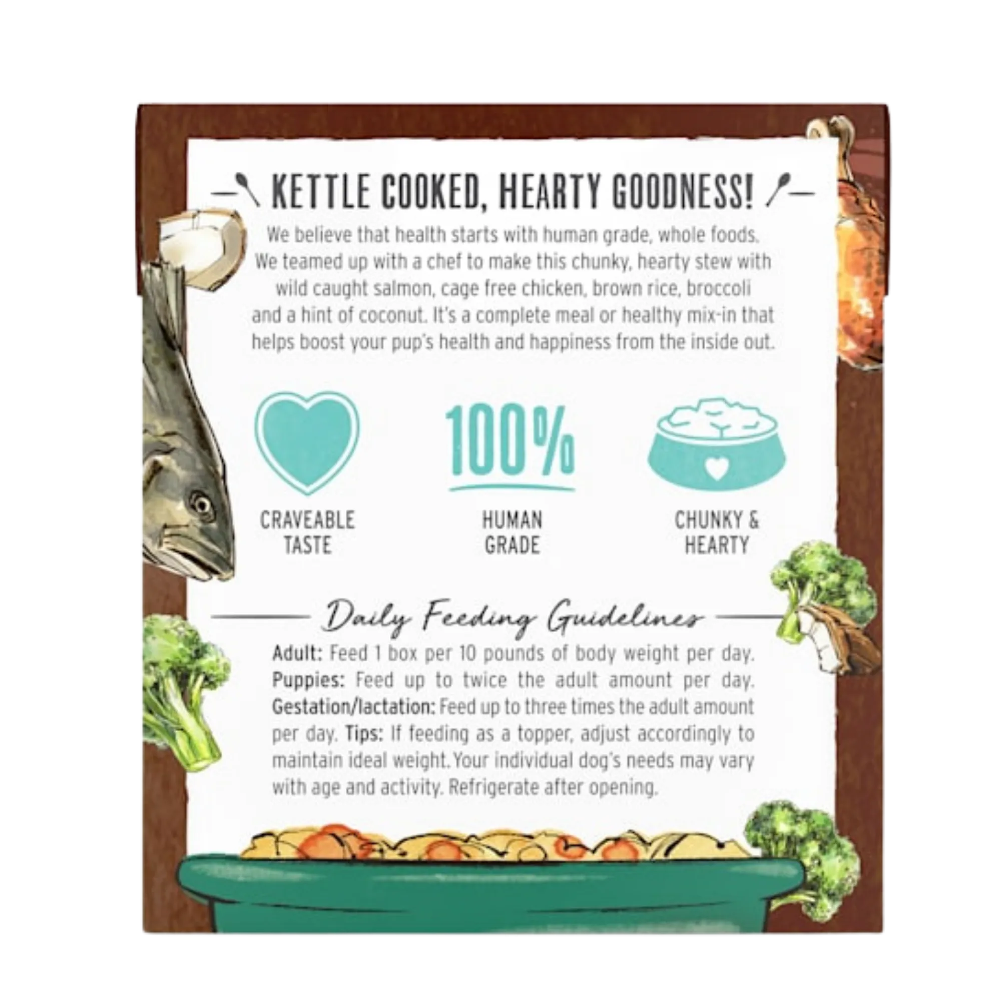 The Honest Kitchen One Pot Stew Simmered Salmon & Chicken Stew Wet Dog Food, 10.5-oz