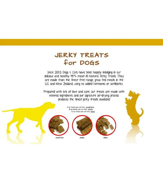The Real Meat Company All Natural Chicken & Venison Recipe Jerky Dog Treats