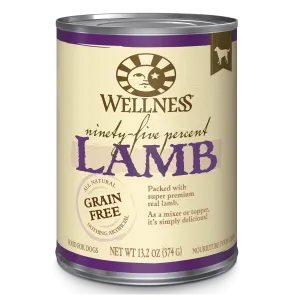Wellness 95% Lamb & Grain Free Topper For Dogs 13.2oz