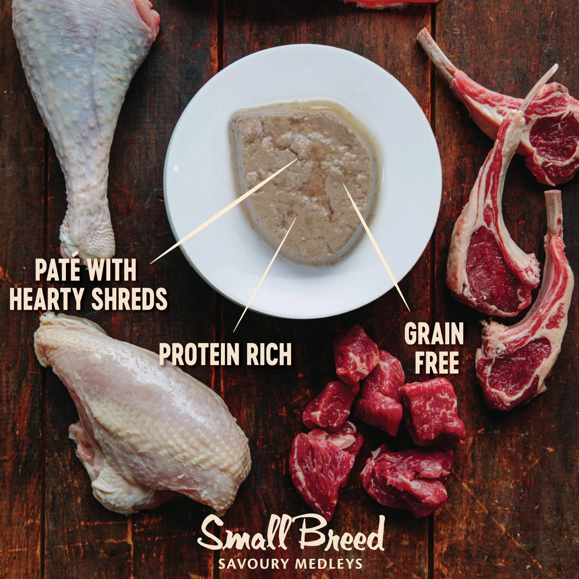 Wellness CORE Savoury Medleys Lamb, Venison, White Sweet Potatoes and Carrots Wet Small Dog Food 85g x 12***