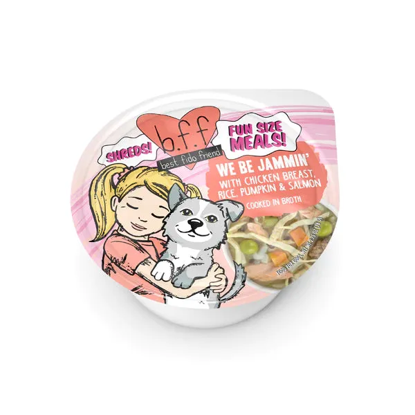 Weruva BFF Fun Size Meals  We Be Jammin' with Chicken Breast, Rice, Pumpkin & Salmon