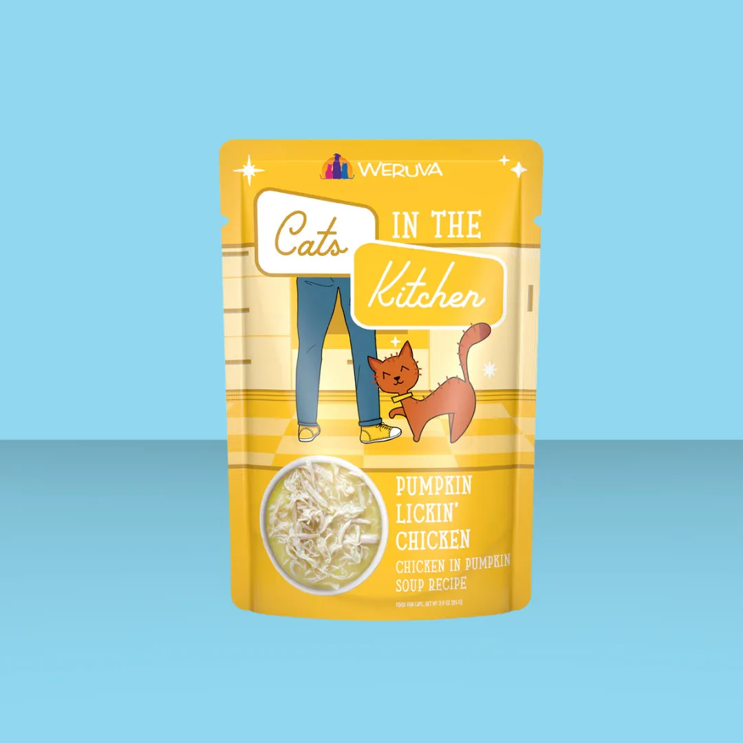 Weruva Cats In The Kitchen Pumpkin Lickin' Chicken Pouch S