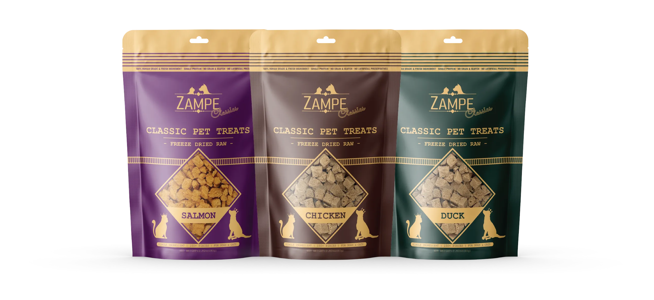 Zampe Freeze Dried Raw Treats (Chicken) for Dogs and Cats